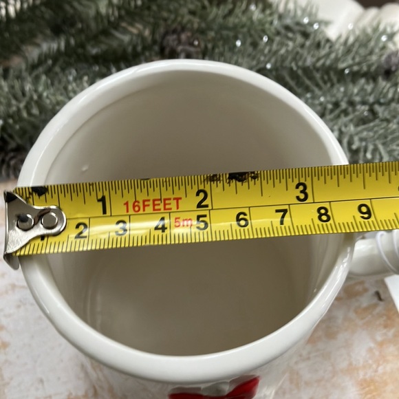 PAIR Merry and Bright Christmas Tree Mugs Tankards - Picture 8 of 8